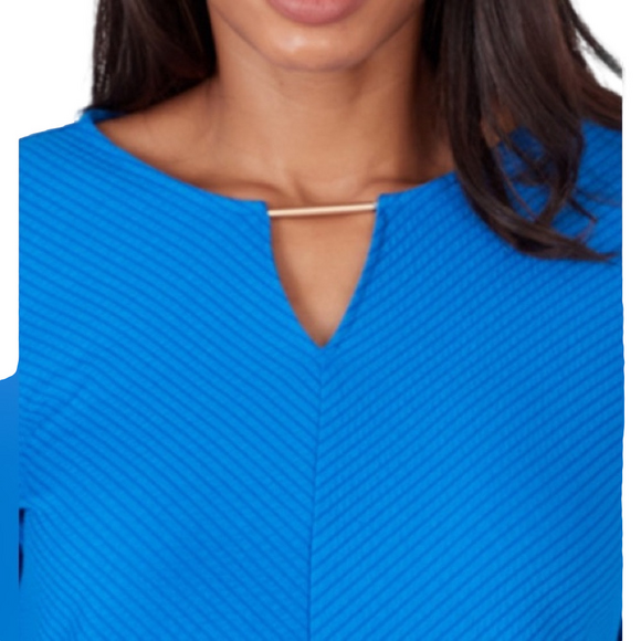 Ruby Rd. Women's Blue Top - Picture 2 of 5